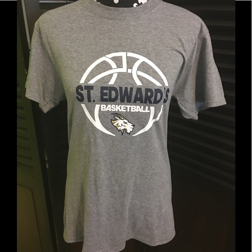 St. Edwards Basketball Tee NWOT